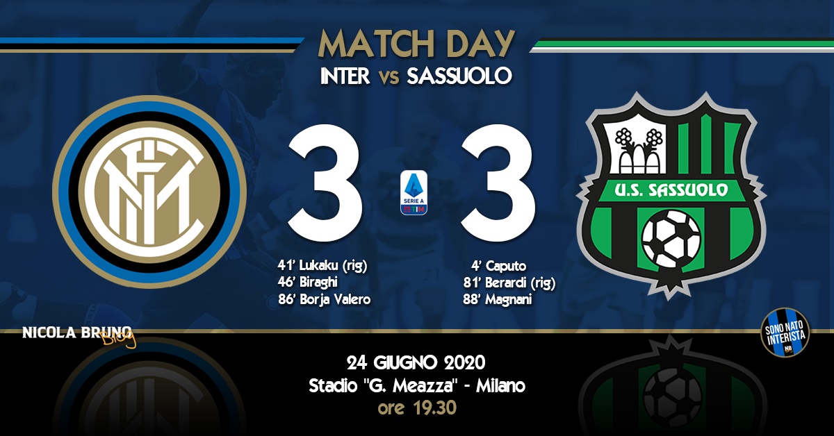 Il Sassuolo si conferma bestia nera!